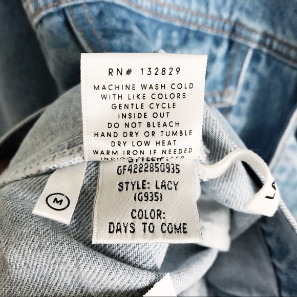 GRLFRND Lacy Cropped Denim Jacket - Picture 13 of 15